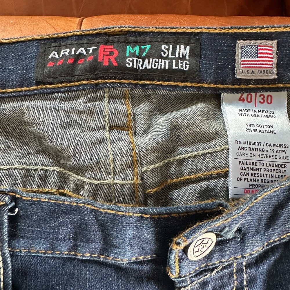 Ariat M7 Slim Straight Men's Jeans - Dark Blue